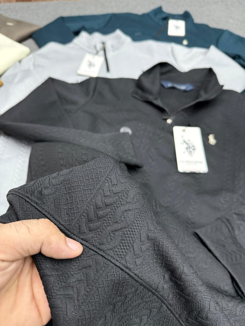 Texture Sweatshirts - Regular Fit