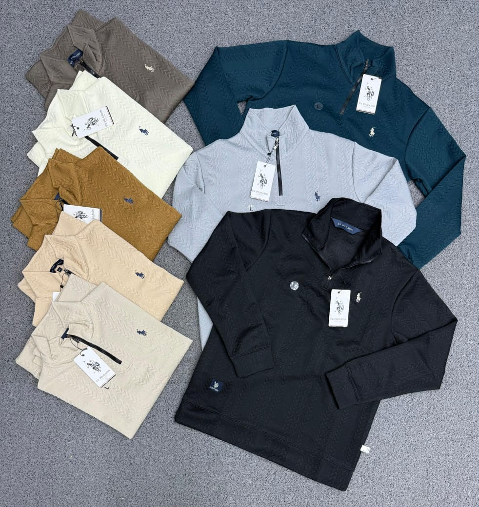 Texture Sweatshirts - Regular Fit