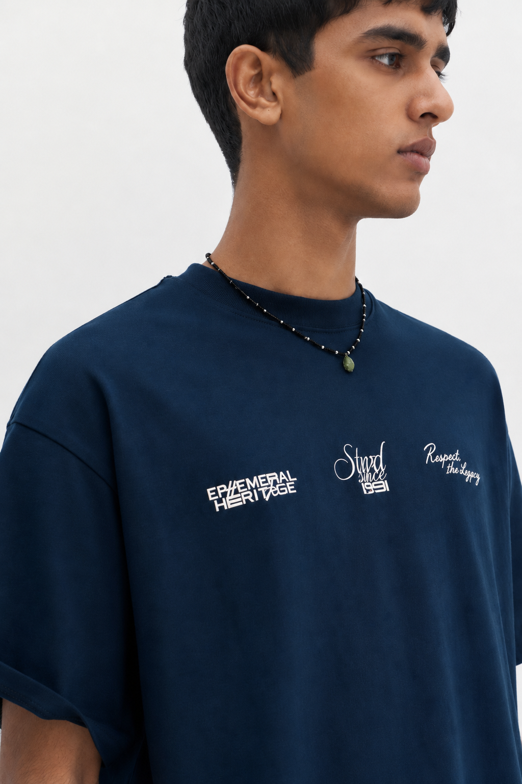 "Ephemeral Heritage" 100% Organic Cotton Streetwear Tee