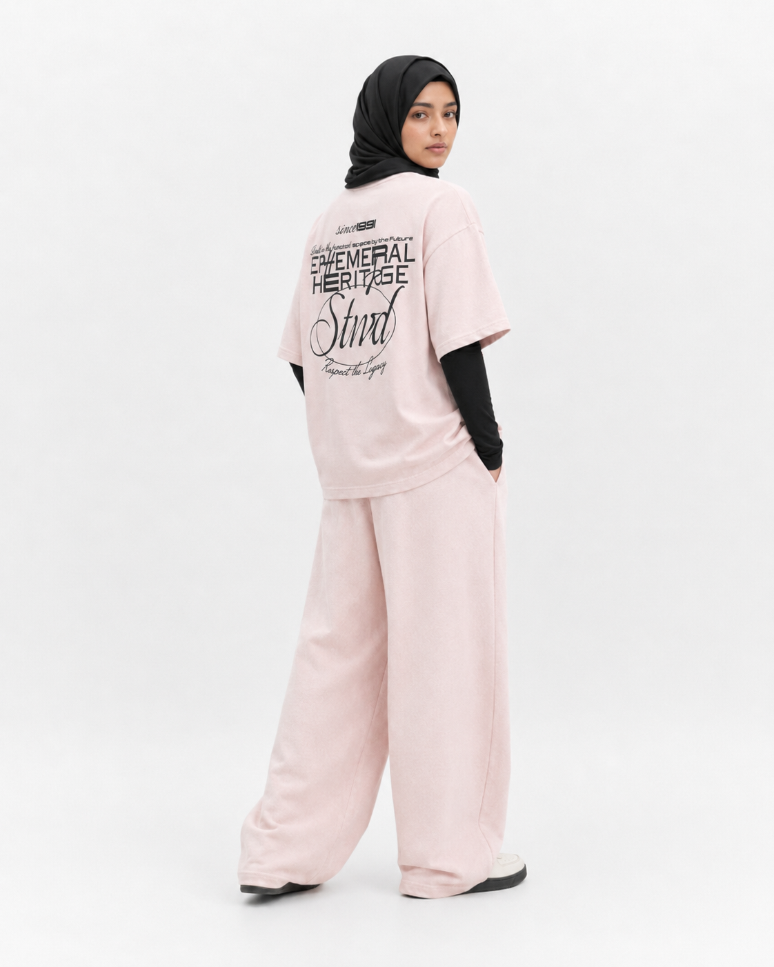 "Ephemeral Heritage" 100% Organic Cotton Streetwear Tee – Women