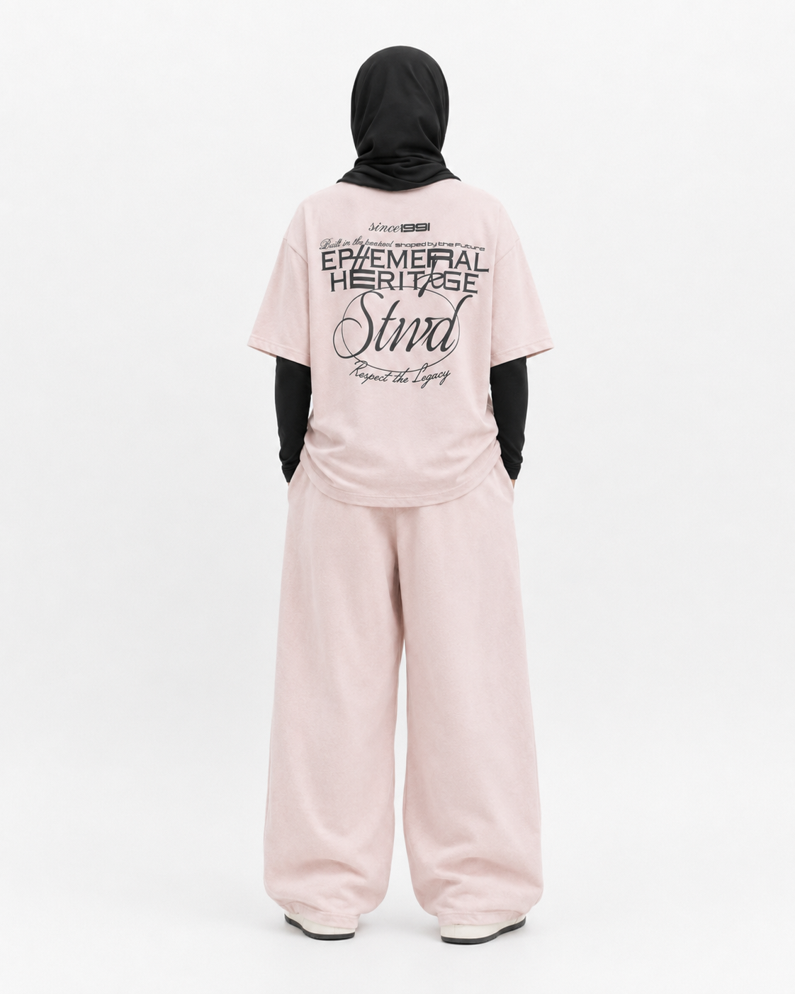 "Ephemeral Heritage" 100% Organic Cotton Streetwear Tee – Women