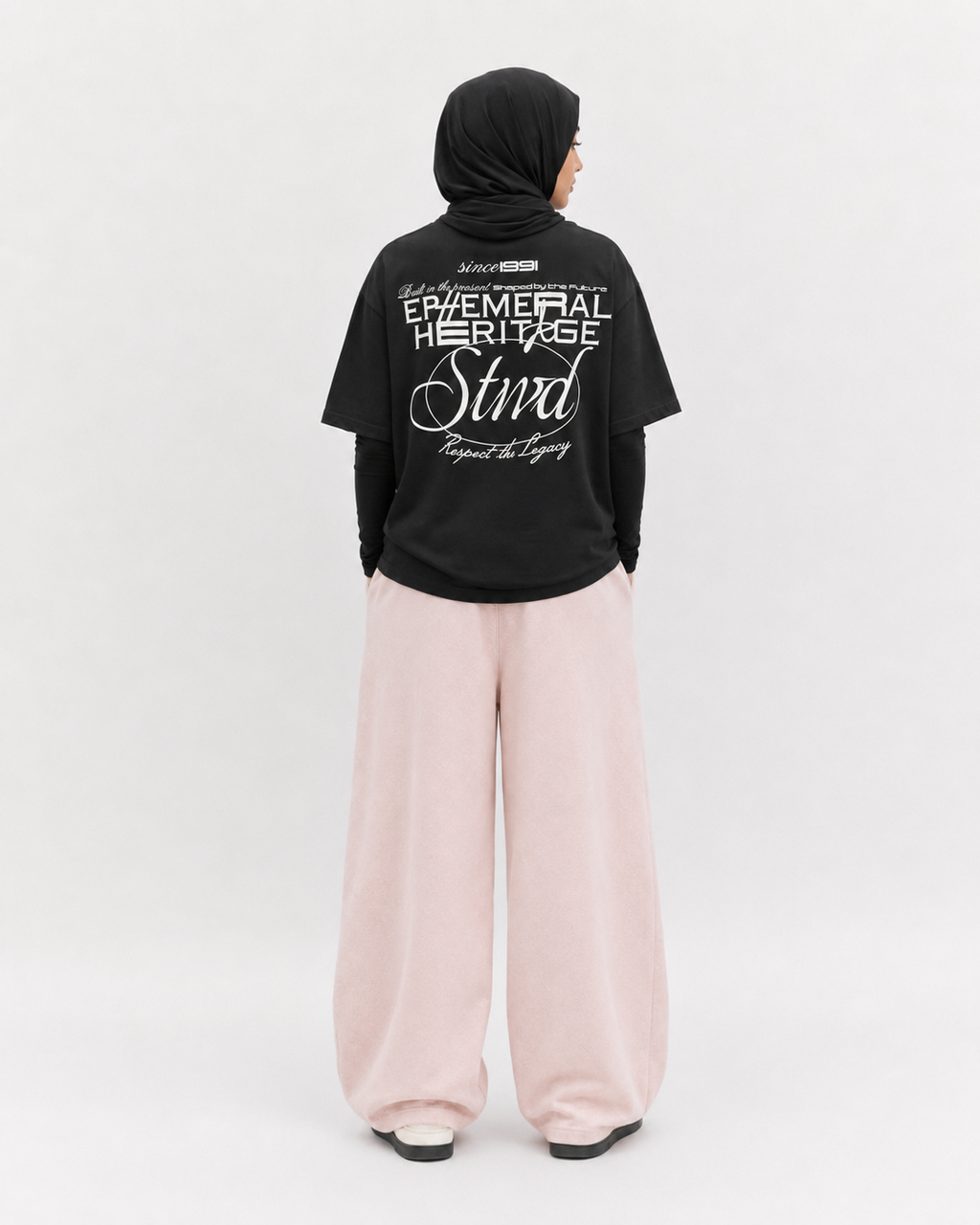 "Ephemeral Heritage" 100% Organic Cotton Streetwear Tee – Women