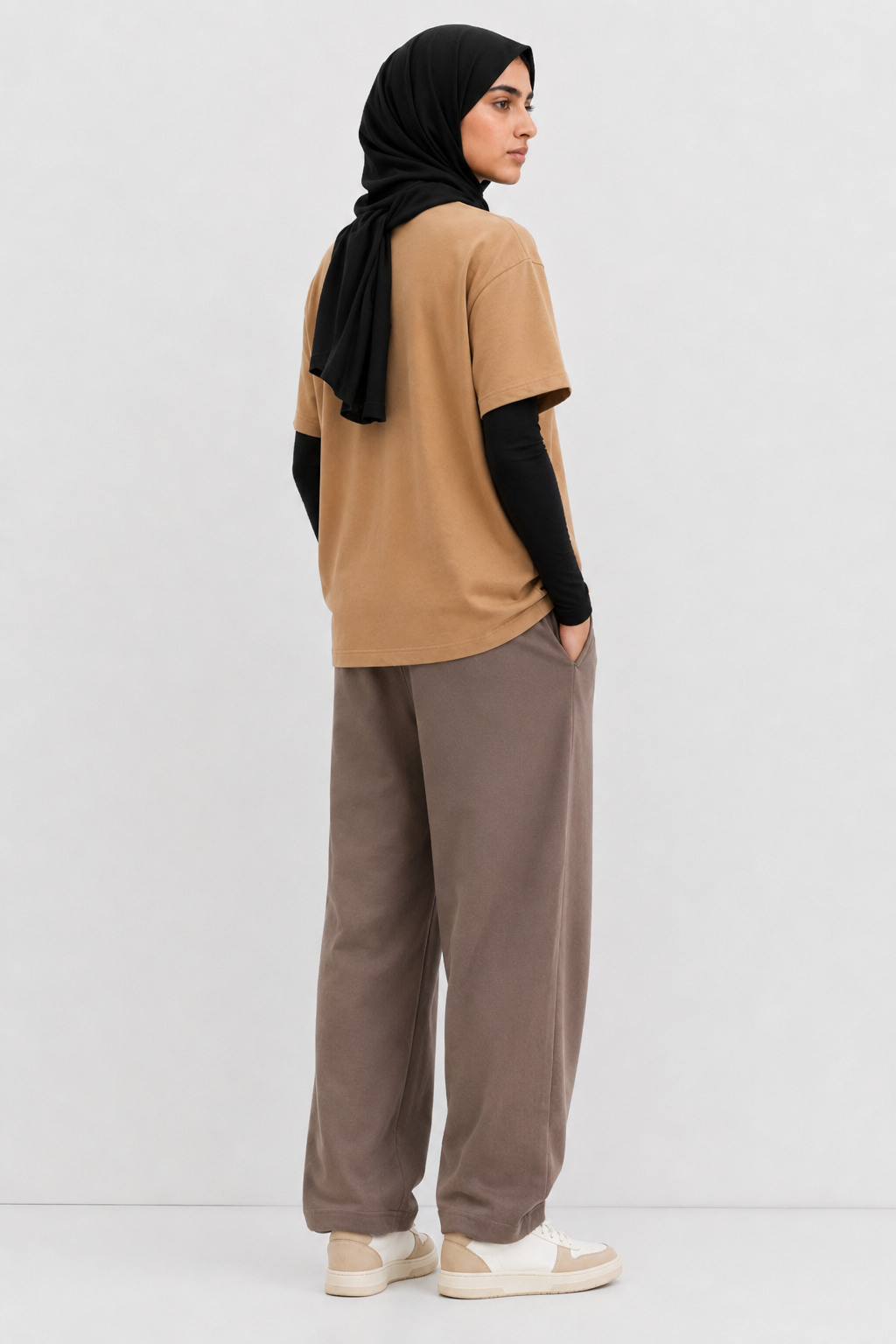 Premium Fine Jersey Oversized Drop Shoulder Tee – Women
