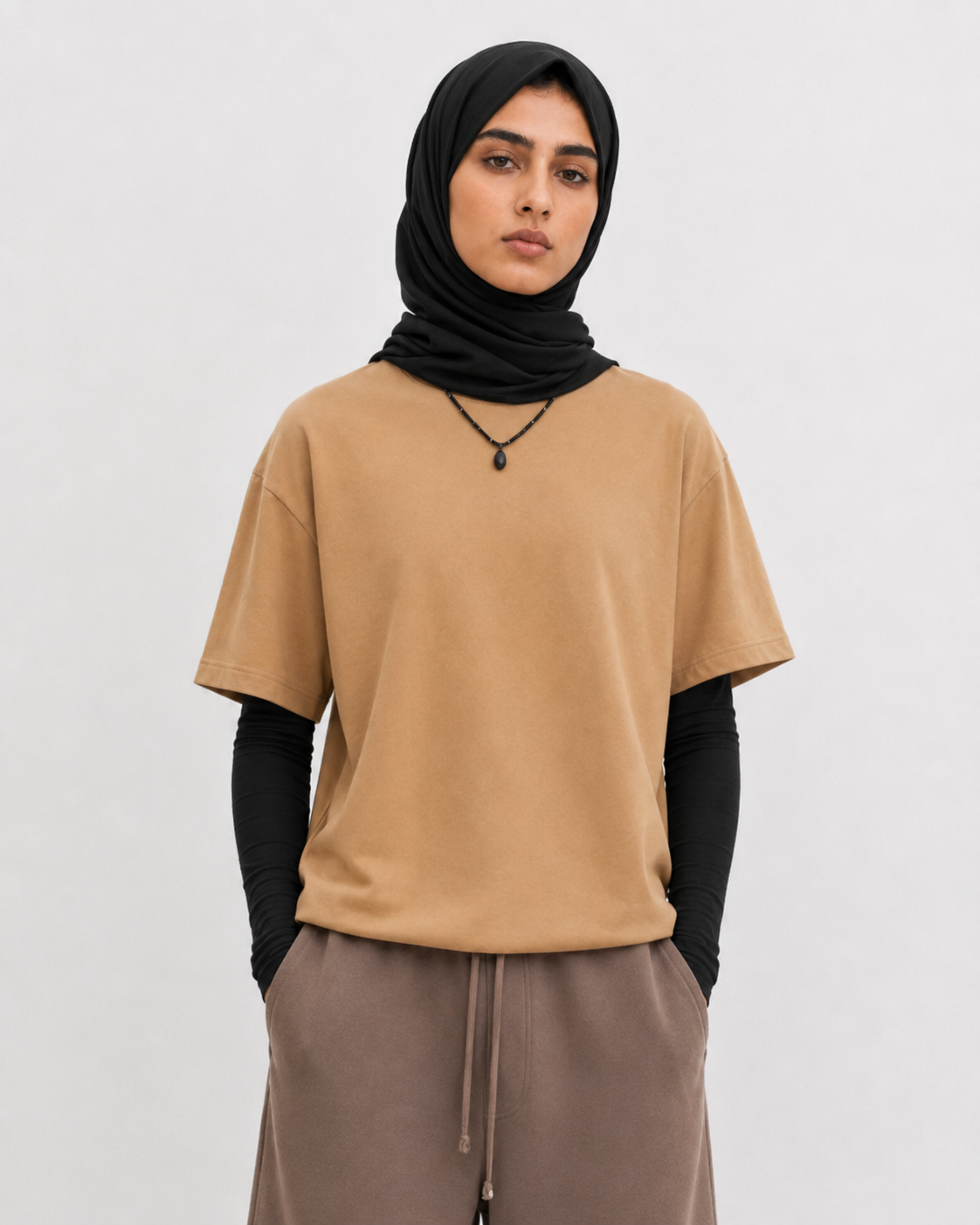 Premium Fine Jersey Oversized Drop Shoulder Tee – Women