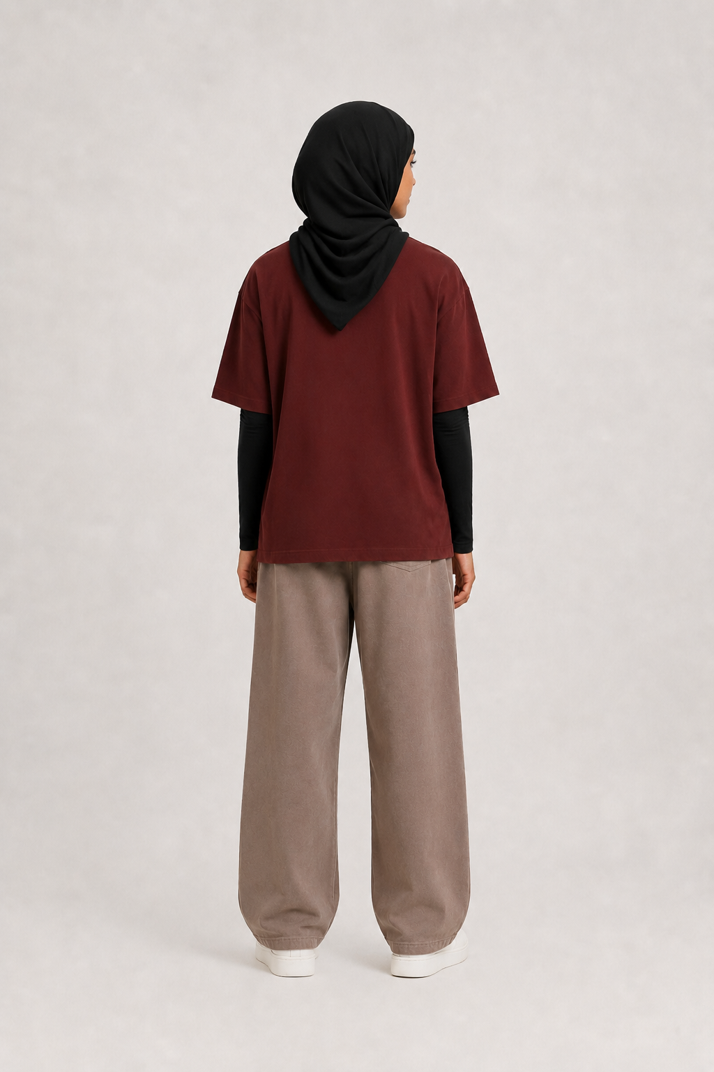 Premium Fine Jersey Oversized Drop Shoulder Tee – Women