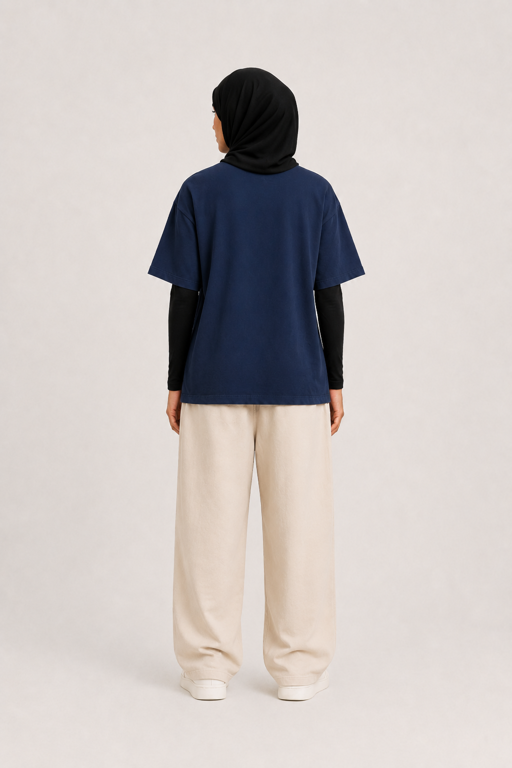 Premium Fine Jersey Oversized Drop Shoulder Tee – Women