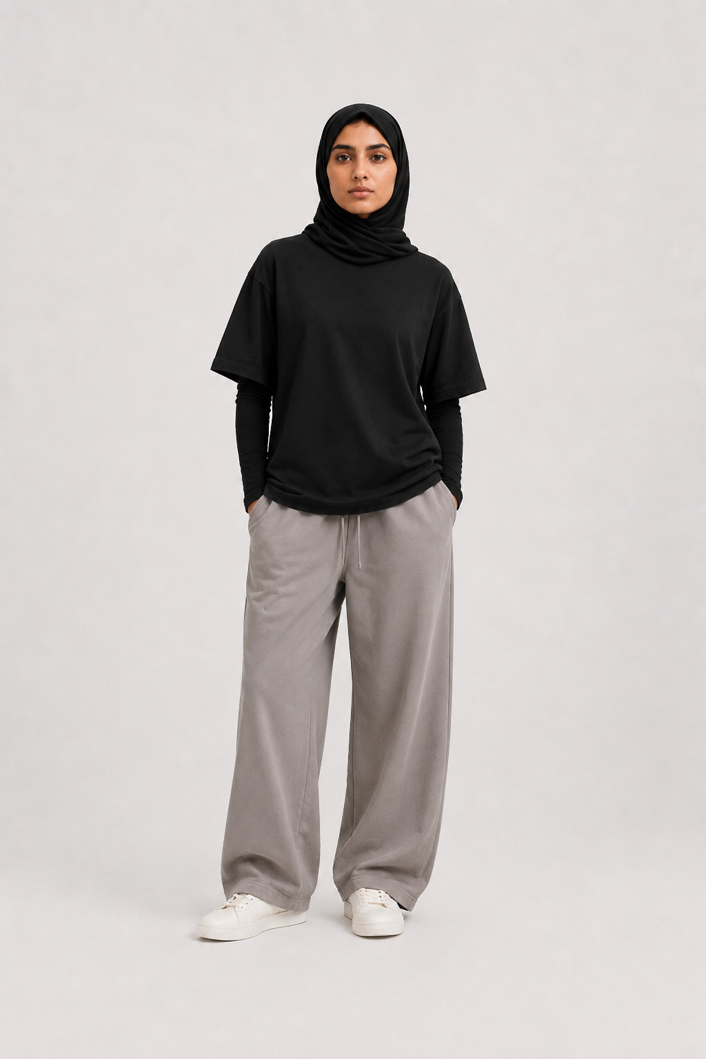 Premium Fine Jersey Oversized Drop Shoulder Tee – Women