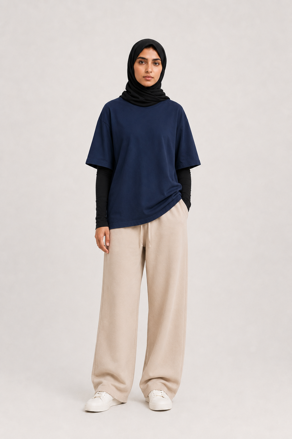 Premium Fine Jersey Oversized Drop Shoulder Tee – Women