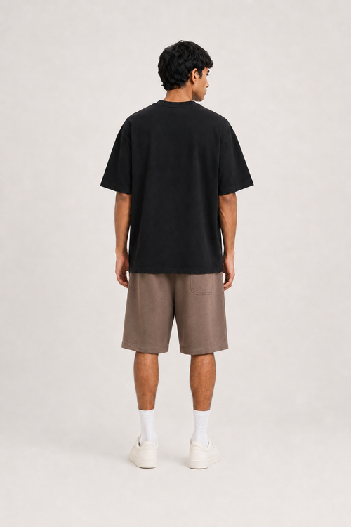 Premium Fine Jersey Oversized Drop Shoulder Tee