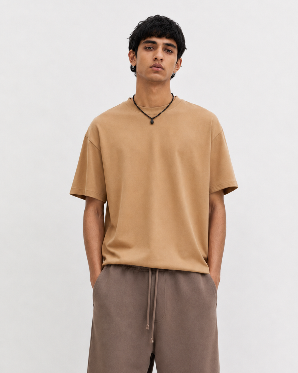 Premium Fine Jersey Oversized Drop Shoulder Tee