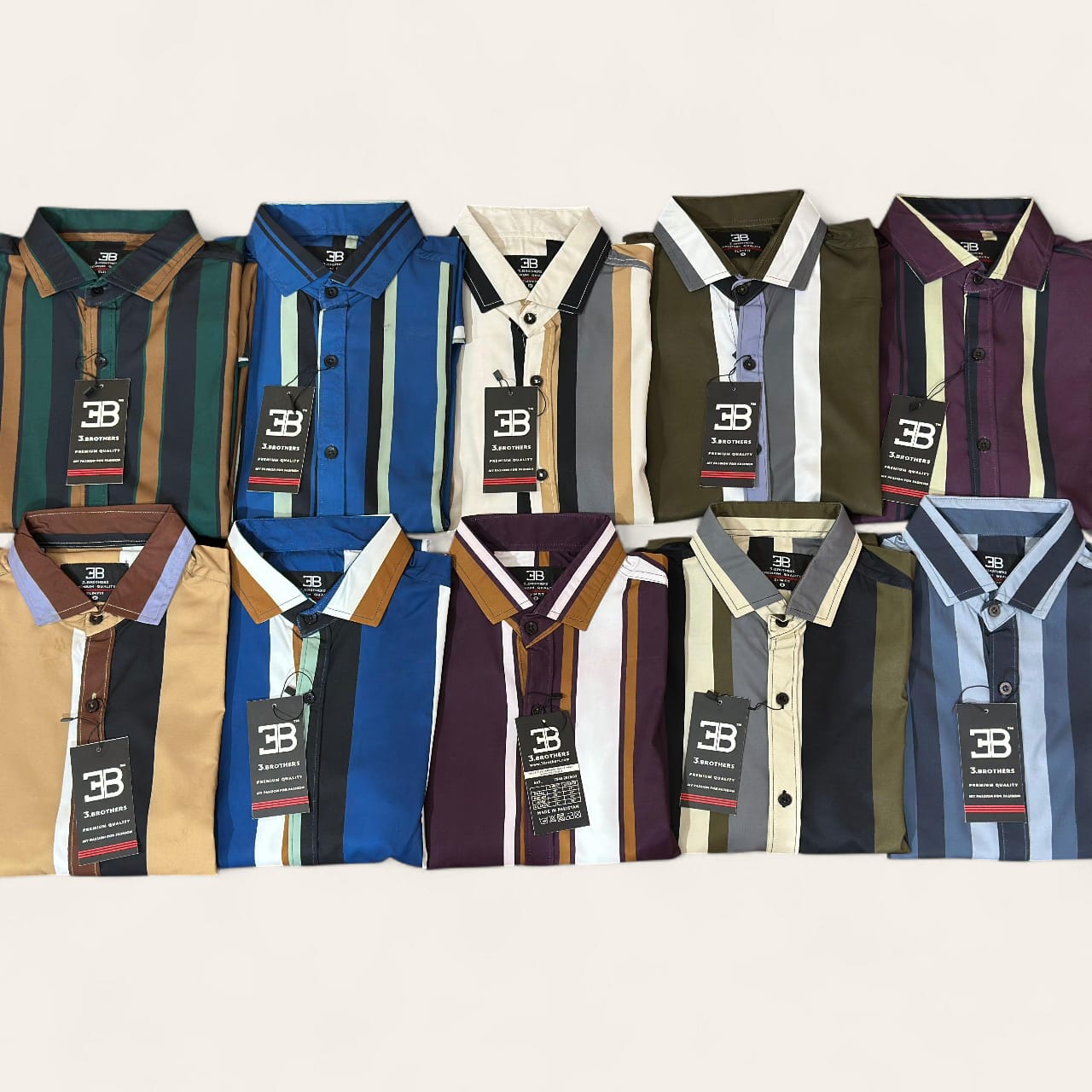 Men's Striped Casual Shirts