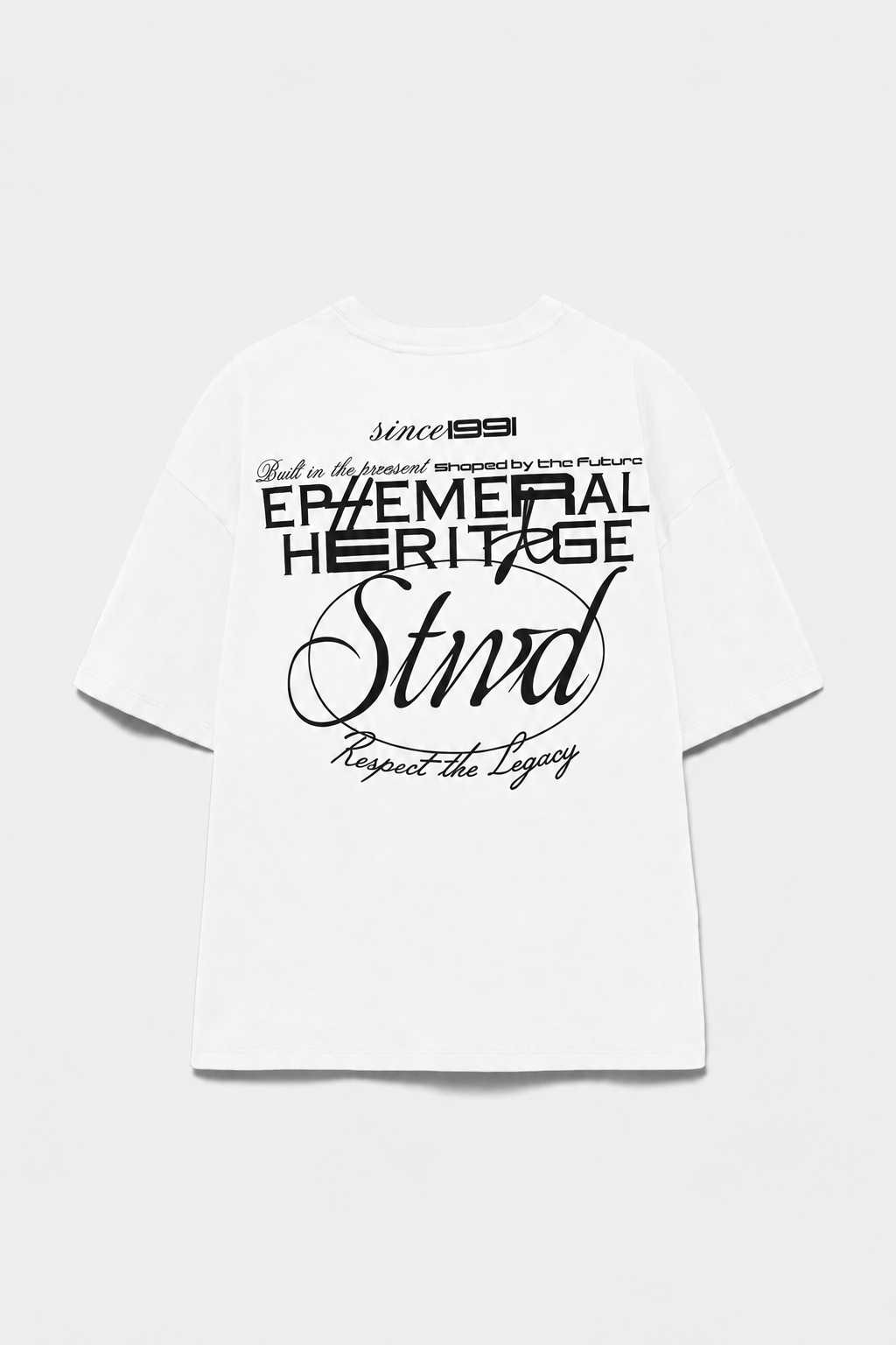 "Ephemeral Heritage" 100% Organic Cotton Streetwear Tee