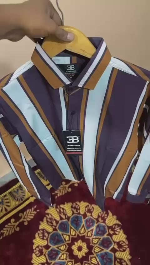 Men's Striped Casual Shirts